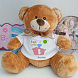 Personalized Look Who's ? Pastel Teddy Bear 896683